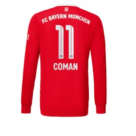 Herren Fußballbekleidung Bayern Munich Kingsley Coman #11 Heimtrikot 2022-23 Langarm